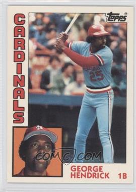 1984 Topps - [Base] - Tiffany #540 - George Hendrick