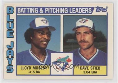 1984 Topps - [Base] - Tiffany #606 - Team Checklist - Lloyd Moseby, Dave Stieb