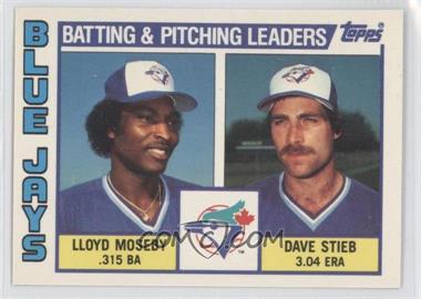 1984 Topps - [Base] - Tiffany #606 - Team Checklist - Lloyd Moseby, Dave Stieb