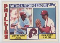 Team Checklist - Gary Matthews, John Denny