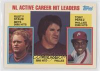 Career Leaders - Rusty Staub, Pete Rose, Tony Perez