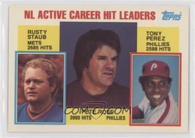 1984 Topps - [Base] - Tiffany #702 - Career Leaders - Rusty Staub, Pete Rose, Tony Perez
