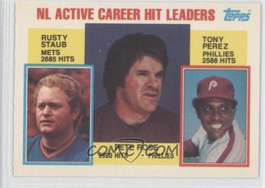 1984 Topps - [Base] - Tiffany #702 - Career Leaders - Rusty Staub, Pete Rose, Tony Perez