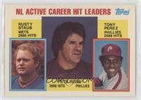 Career Leaders - Rusty Staub, Pete Rose, Tony Perez