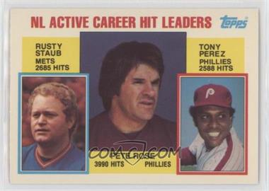 1984 Topps - [Base] - Tiffany #702 - Career Leaders - Rusty Staub, Pete Rose, Tony Perez