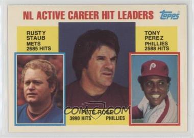 1984 Topps - [Base] - Tiffany #702 - Career Leaders - Rusty Staub, Pete Rose, Tony Perez [EX to NM]