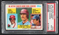 Career Leaders - Tony Perez, Mike Schmidt, Dave Kingman [PSA 9 MINT]