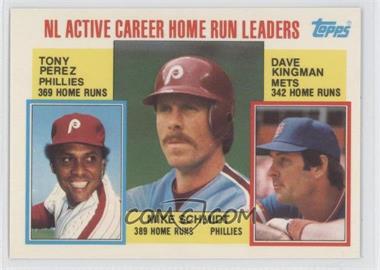 1984 Topps - [Base] - Tiffany #703 - Career Leaders - Tony Perez, Mike Schmidt, Dave Kingman