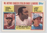 Career Leaders - Cesar Cedeno, Joe Morgan, Larry Bowa