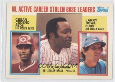 1984 Topps - [Base] - Tiffany #705 - Career Leaders - Cesar Cedeno, Joe Morgan, Larry Bowa
