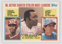 Career Leaders - Cesar Cedeno, Joe Morgan, Larry Bowa