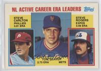 Career Leaders - Steve Carlton, Tom Seaver, Steve Rogers