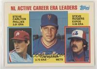Career Leaders - Steve Carlton, Tom Seaver, Steve Rogers [EX to NM]