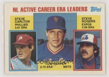 1984 Topps - [Base] - Tiffany #708 - Career Leaders - Steve Carlton, Tom Seaver, Steve Rogers