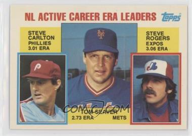 1984 Topps - [Base] - Tiffany #708 - Career Leaders - Steve Carlton, Tom Seaver, Steve Rogers