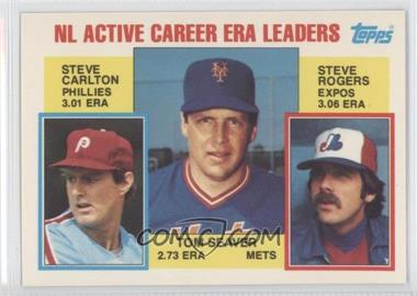 1984 Topps - [Base] - Tiffany #708 - Career Leaders - Steve Carlton, Tom Seaver, Steve Rogers