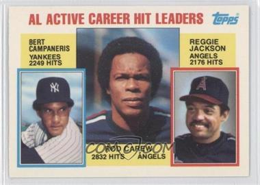 1984 Topps - [Base] - Tiffany #711 - Career Leaders - Bert Campaneris, Rod Carew, Reggie Jackson