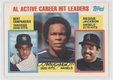 1984 Topps - [Base] - Tiffany #711 - Career Leaders - Bert Campaneris, Rod Carew, Reggie Jackson