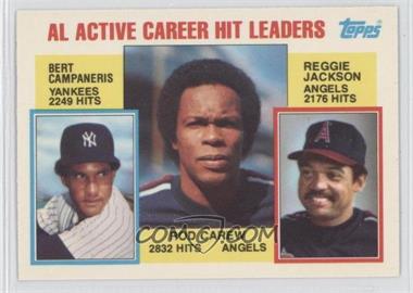 1984 Topps - [Base] - Tiffany #711 - Career Leaders - Bert Campaneris, Rod Carew, Reggie Jackson