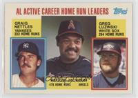 Career Leaders - Graig Nettles, Reggie Jackson, Greg Luzinski [EX to …