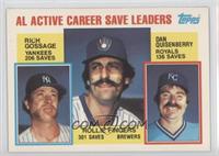 Career Leaders - Rich Gossage, Rollie Fingers, Dan Quisenberry