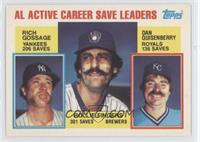 Career Leaders - Rich Gossage, Rollie Fingers, Dan Quisenberry