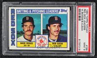 Team Checklist - Wade Boggs, Bob Ojeda [PSA 9 MINT]