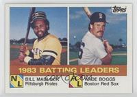 League Leaders - Bill Madlock, Wade Boggs