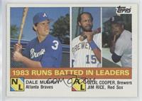League Leaders - Dale Murphy, Cecil Cooper, Jim Rice