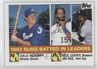 League Leaders - Dale Murphy, Cecil Cooper, Jim Rice
