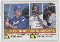 League Leaders - Dale Murphy, Cecil Cooper, Jim Rice