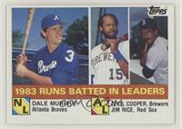 League Leaders - Dale Murphy, Cecil Cooper, Jim Rice