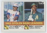 League Leaders - Tim Raines, Rickey Henderson