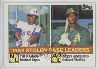 League Leaders - Tim Raines, Rickey Henderson