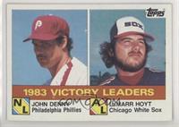 League Leaders - John Denny, LaMarr Hoyt