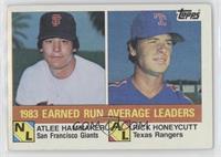 League Leaders - Atlee Hammaker, Rick Honeycutt [EX to NM]