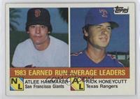 League Leaders - Atlee Hammaker, Rick Honeycutt [Poor to Fair]