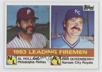 League Leaders - Al Holland, Dan Quisenberry [EX to NM]