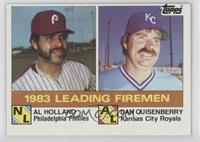 League Leaders - Al Holland, Dan Quisenberry