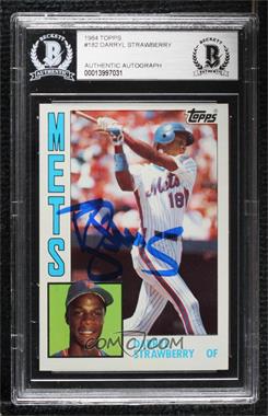 1984 Topps - [Base] #182 - Darryl Strawberry [BAS Authentic]