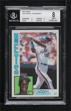 1984 Topps - [Base] #182 - Darryl Strawberry [BGS 8 NM‑MT]