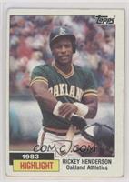 1983 Highlight - Rickey Henderson [EX to NM]