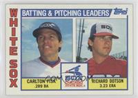 Team Checklist - Carlton Fisk, Richard Dotson [Poor to Fair]