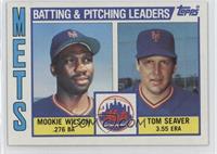 Team Checklist - Mookie Wilson, Tom Seaver