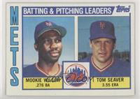 Team Checklist - Mookie Wilson, Tom Seaver [Poor to Fair]