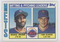 Team Checklist - Mookie Wilson, Tom Seaver