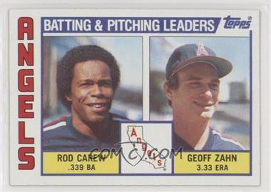 1984 Topps - [Base] #276 - Team Checklist - Rod Carew, Geoff Zahn