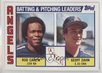 Team Checklist - Rod Carew, Geoff Zahn