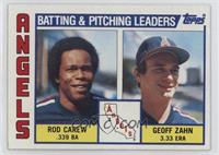 Team Checklist - Rod Carew, Geoff Zahn [EX to NM]