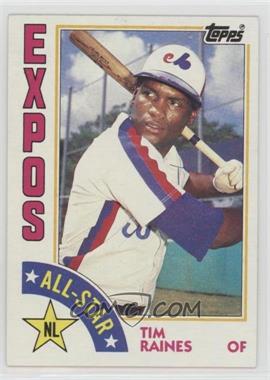 1984 Topps - [Base] #390 - All-Star - Tim Raines